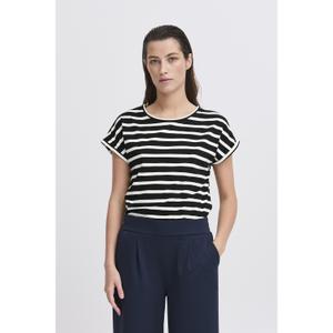 20809561-200450-t-shirt-round-neck-woman-b-young-pamila-off-white-mix