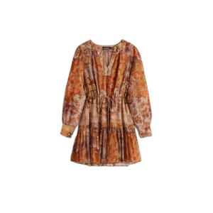 25wwvw18-7002-women-s-long-sleeve-dress-desigual-bohoshort-orange