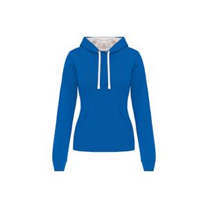 k465-lightroyalblue-white-women-s-hooded-sweatshirt-kariban-contrastee-royal-blue