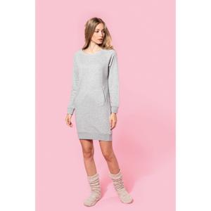 k493-lightgreyheather-women-s-fleece-sweater-dress-kariban-bio-light-grey-heather