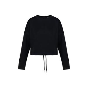 ns429-black-eco-friendly-oversize-crop-sweatshirt-for-women-native-spirit-black