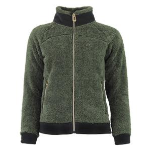 achef-qi-kaki-women-s-zipped-fleece-peak-mountain-coral-sherpa-300g-khaki