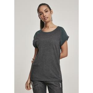 tb1913-02251-women-s-t-shirt-urban-classic-contrat-raglan-dark-brown-green-bottle