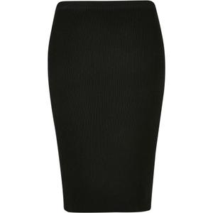 tb5058-00007-mid-length-skirt-in-ribbed-knit-for-women-urban-classics-black